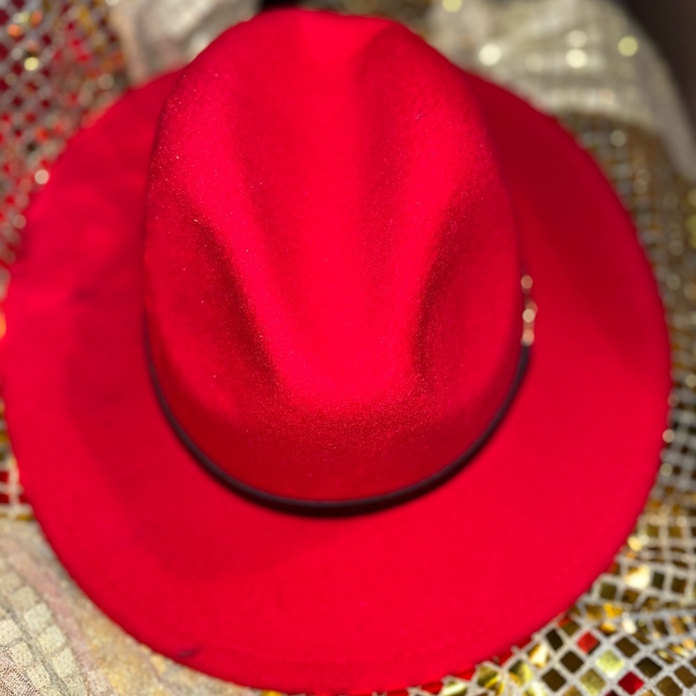 Elegant Red Women's Hat